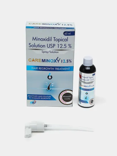 Средство для роста бороды Minoxidil  Careminoxy 12.5%#1
