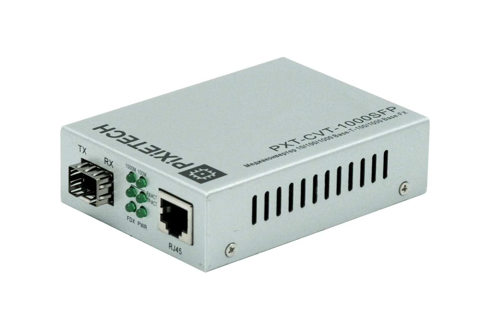 SFP porti bilan 10/100/1000-Base-T / 100/1000Base-FX media konvertori#1