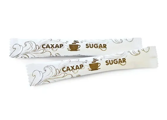 Сахар в пакетиках с логотипом#1