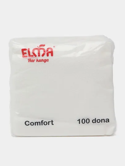 Бумажные салфетки Elma Comfort, 280x280 мм, 100 шт#1