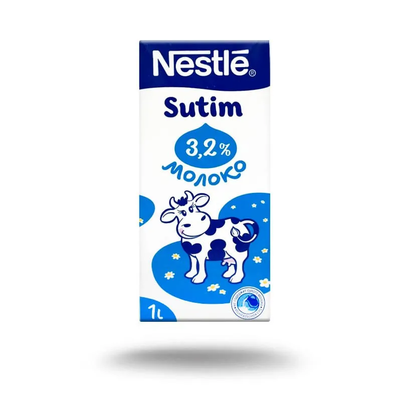 Молоко стерилизованное Nestle Sutim 3,2 % (Жесткая упаковка)#1