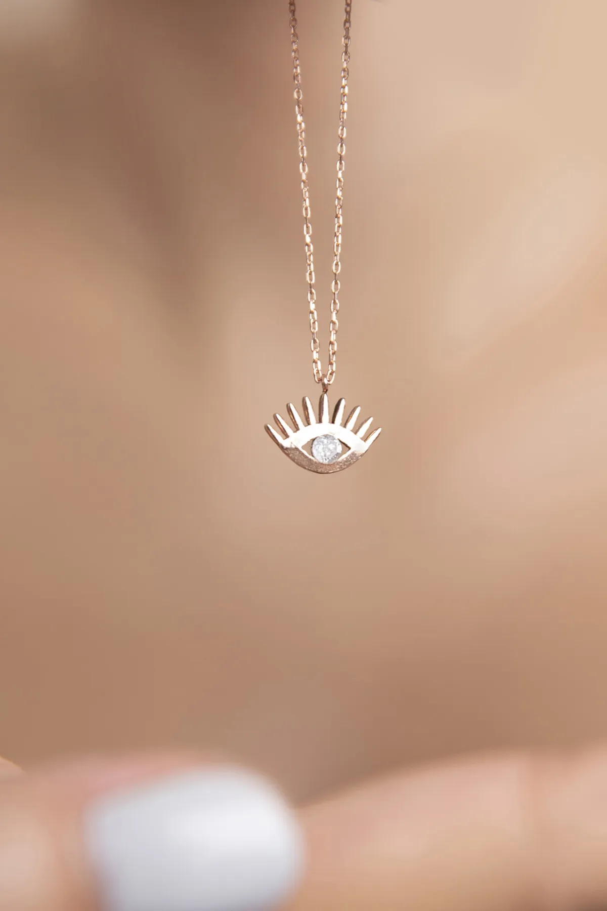 Ожерелье из серебра с глазом p2054 Larin Silver#1