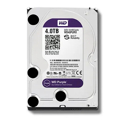 WD - Purple - WD40PURX-78 video kuzatuvi uchun HDD#1