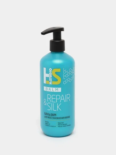 Бальзам для восстановление волос Romax H:Studio Repair&Silk, 380 г#1