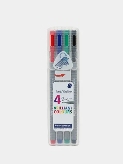 Ручка фетровая STAEDTLER Mars GMBH, 4 цвета#1