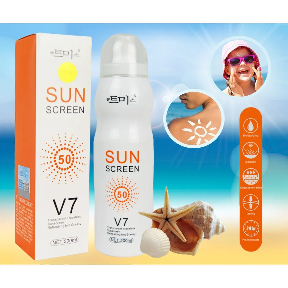 Quyoshdan himoyalovchi sprey Sunscreen V7 SPF 50#1