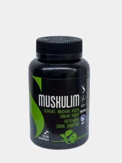 Sportchilar uchun kompleks Muskulim, 120 kapsula, 350 mg#1