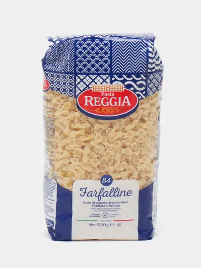 Макароны Pasta Reggia 84 Farfalline Бантики, 500 г#1