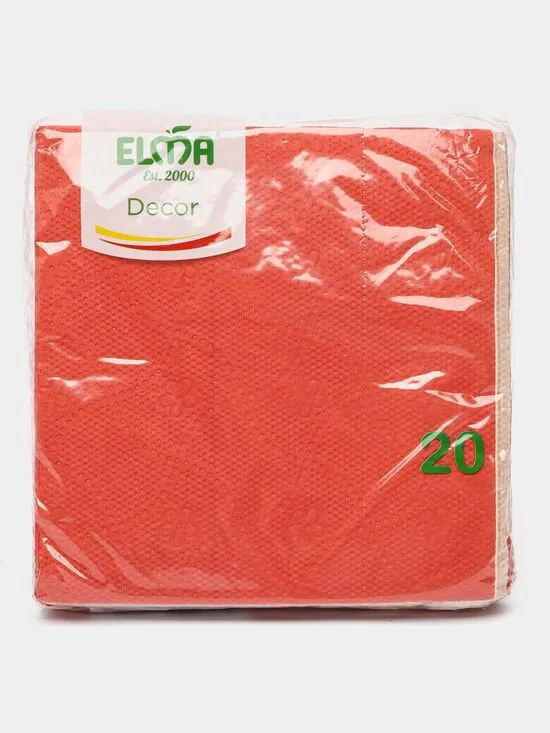 Салфетки Elma 33х33 Classic (255) (оранжевые)#1