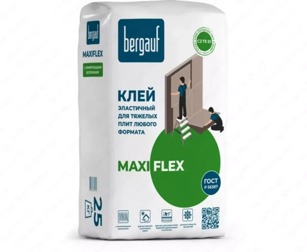 Клей для гранита MAXIFLEX 25 кг BERGAUF#1