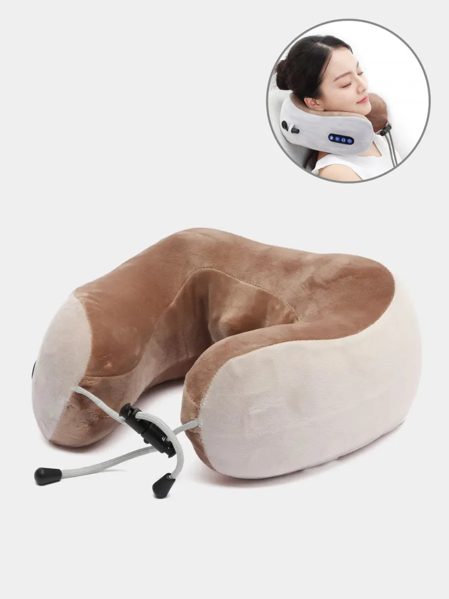 Электрическая массажная подушка с вибрацией#1