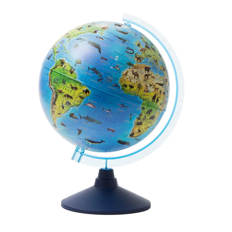 Globus zoogeografik Globen, 25 sm, dumaloq stendda#1