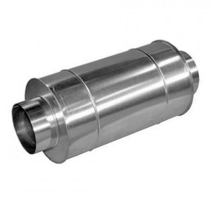 Шумоглушитель круглый D1= 100-1000 мм, D2= 100-1000 мм, Тип: трубчатый; пластичный, L= 300-1200 мм#1