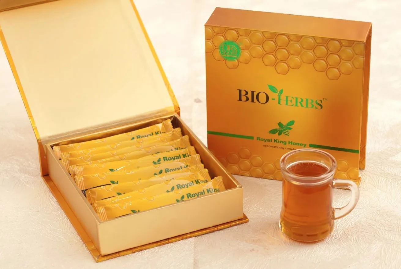 Erkaklar kuchi uchun Qirollik asal Royal King Honey Bio-Herbs#1