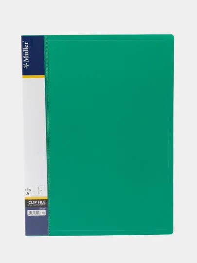 Папка-скоросшиватель пластиковая Muller, А4, зеленая#1