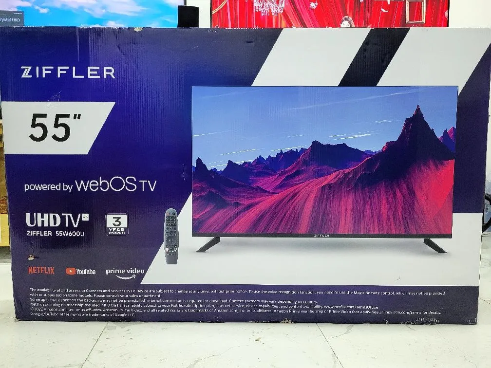 Телевизор Ziffler 43" HD QLED Smart TV Wi-Fi Android#1