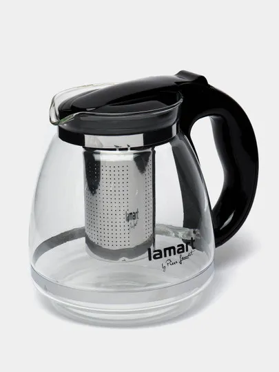 Стеклянный заварочный чайник Lamart LT7027, 1.5 л#1