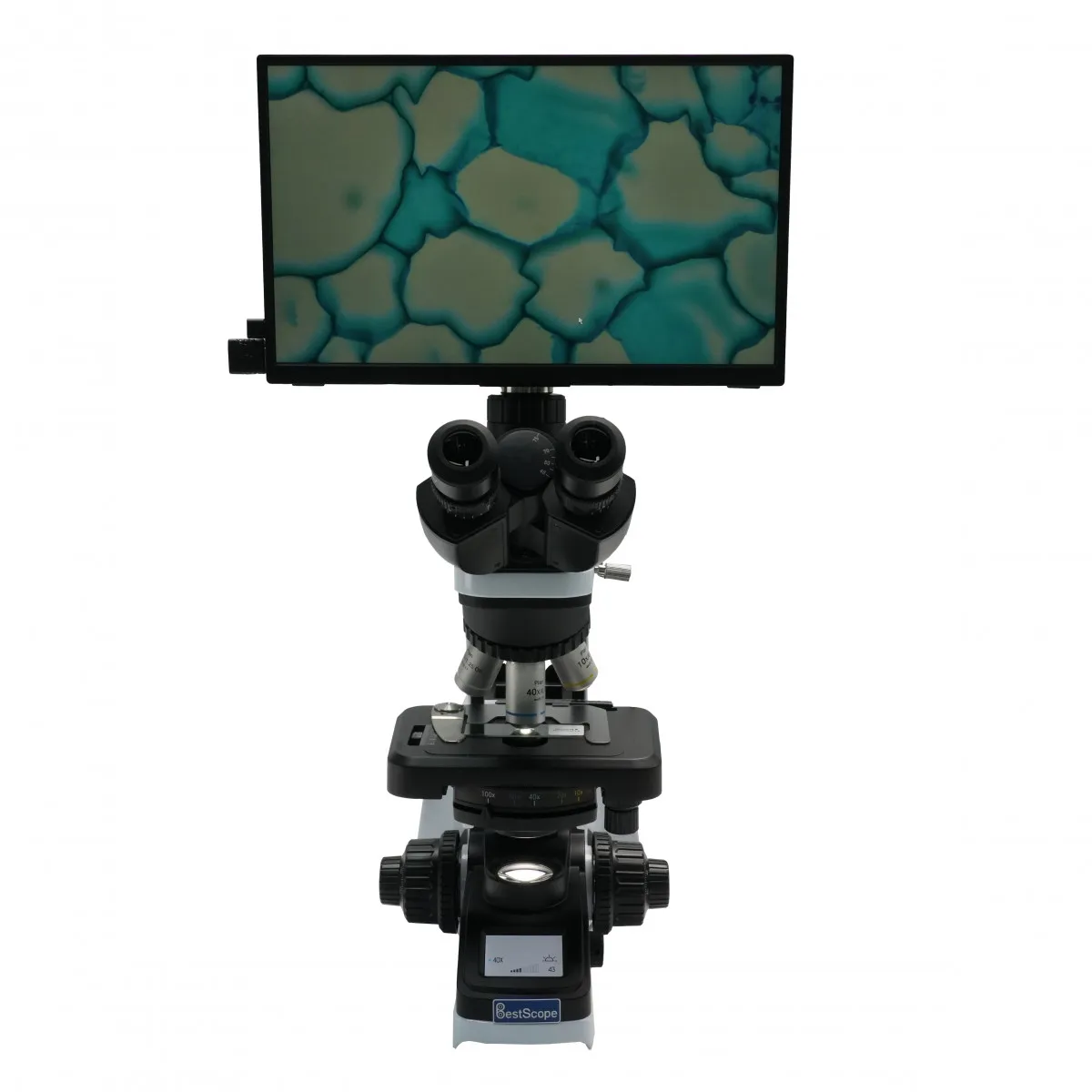 TRINOKULYAR MIKROSKOP Raqamli kamera va LCD monitorli BS-2046T#1