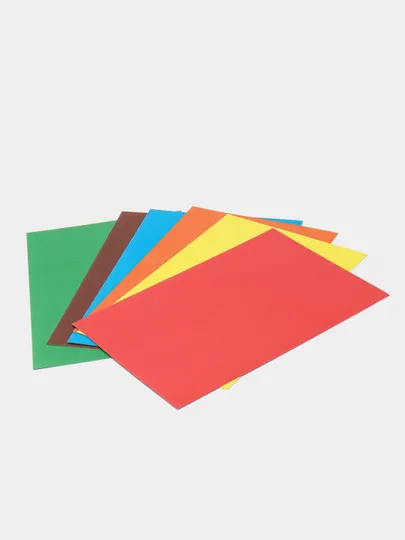 Цветной картон ArtSpace "Лисичка", A4, 8 листов, 8 цветов#1
