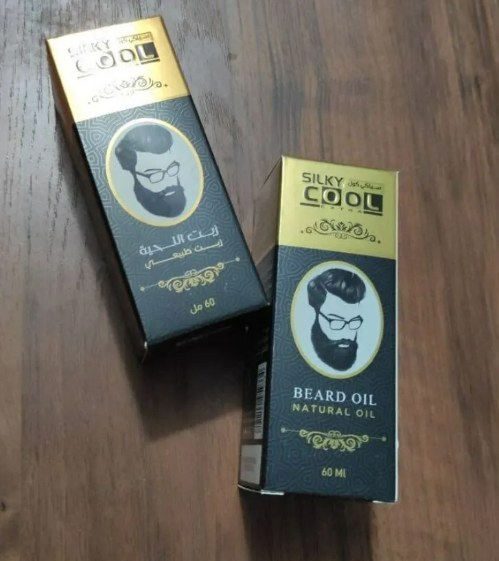 Silky Cool Beard Oil-soqol o'sishi uchun moy#1