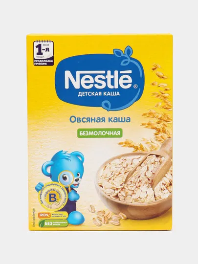 Овсяная каша Nestle, безмолочная, 200 г#1
