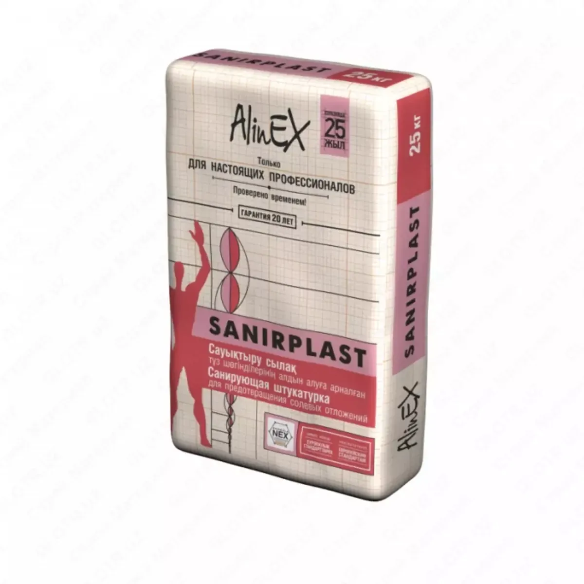 Шпатлевка фасадная Sanirplast 25 кг ALINEX#1
