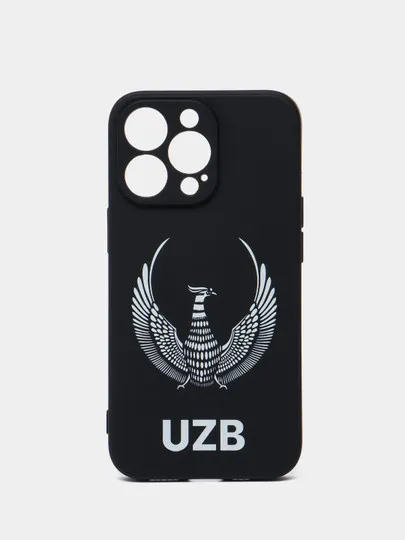 Чехол пластиковый "Узбекский Герб" для Apple IPhone#1