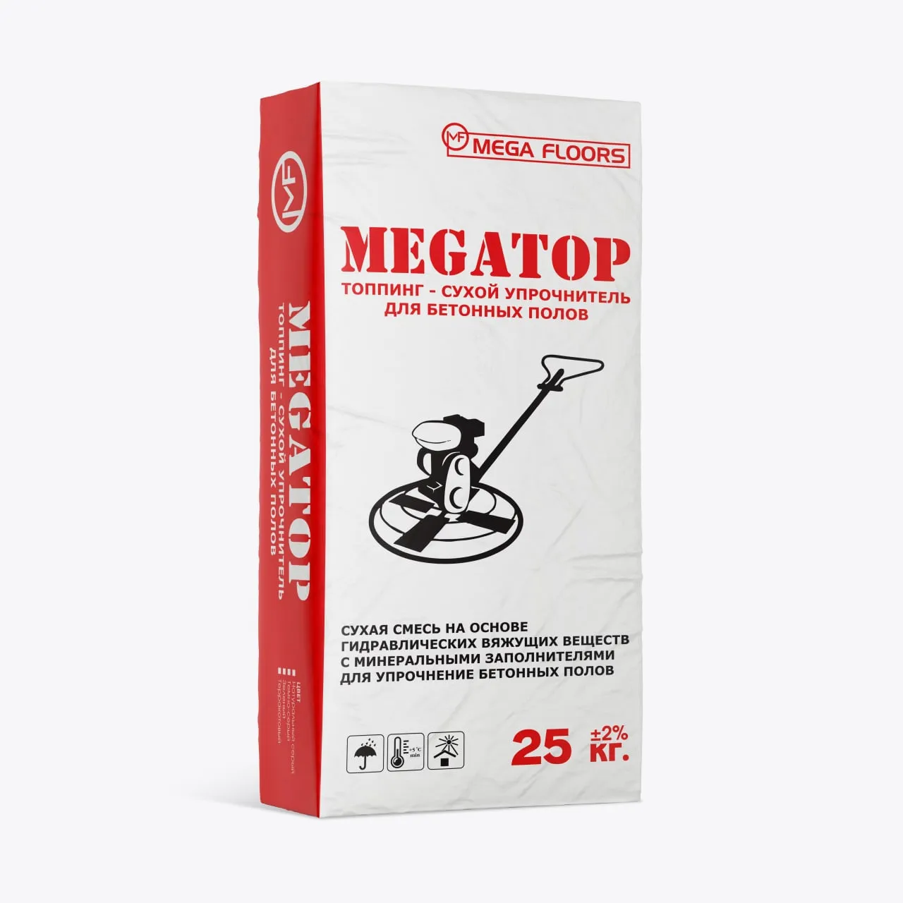 MEGATOP - сухой упрочнитель для бетонных промышленных полов#1