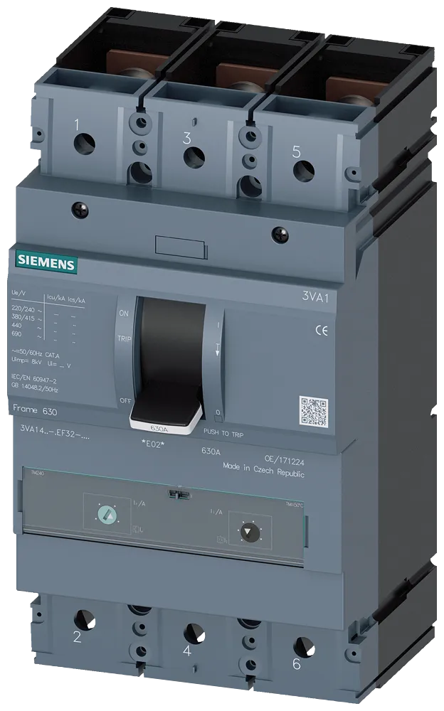 Автоматический выключатель Siemens 630А#1