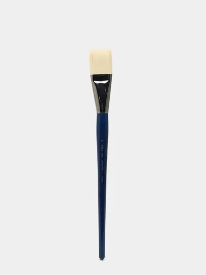 Кисть художественная упругая Гамма Cинтетика Манеж №16, плоская длинная ручка #1