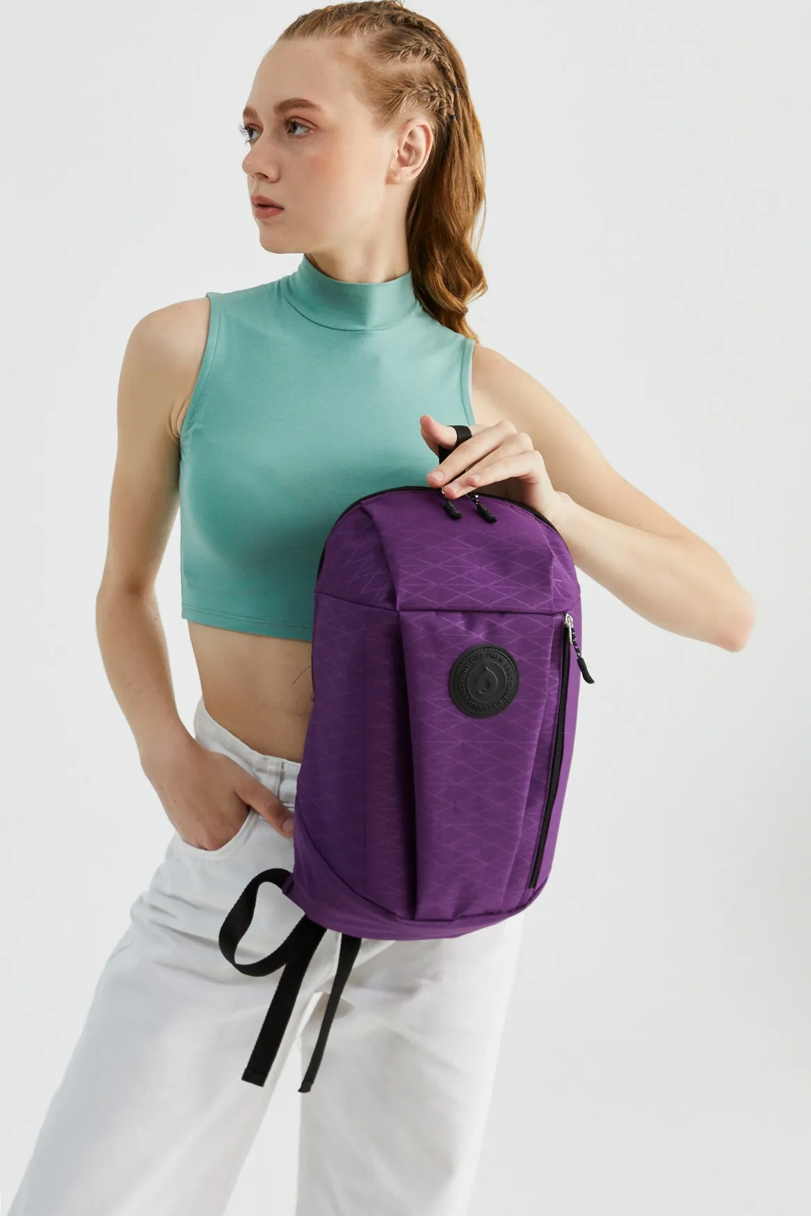 Рюкзак унисекс Di Polo apba0129 фиолетовый#1
