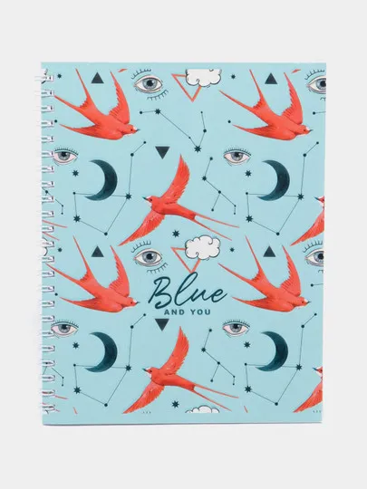 Тетрадь BG "Blue and you", 60 листов, А5ф, в клетку#1