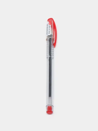 Ручка шариковая Deli EQ2-RD, 0.7 мм, красная #1