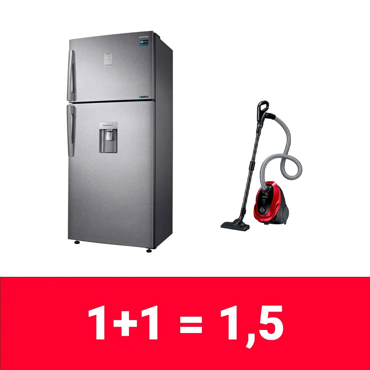 Холодильник Samsung RT-53K6530SL/WT A+ + Пылесос Samsung 20M253AWR#1