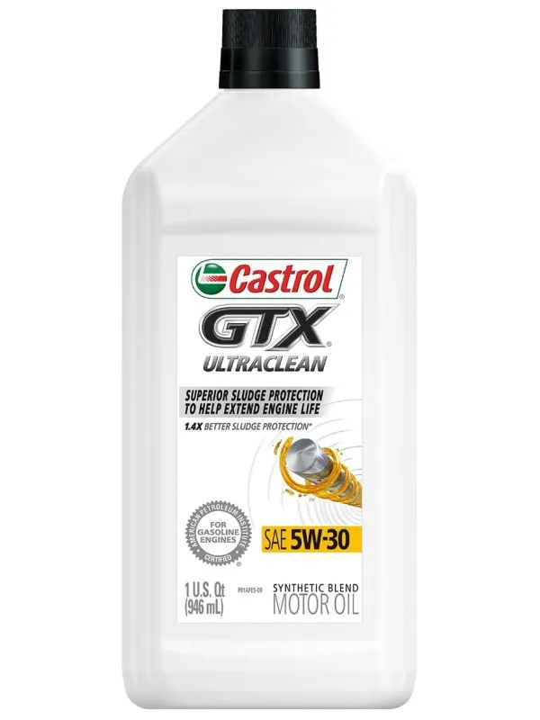 Моторное масло CASTROL GTX ULTRACLEAN 5W-30 0.95L#1