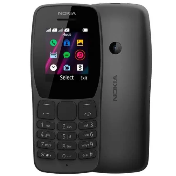 Мобильный телефон Nokia 110  / Black / Dual Sim#1