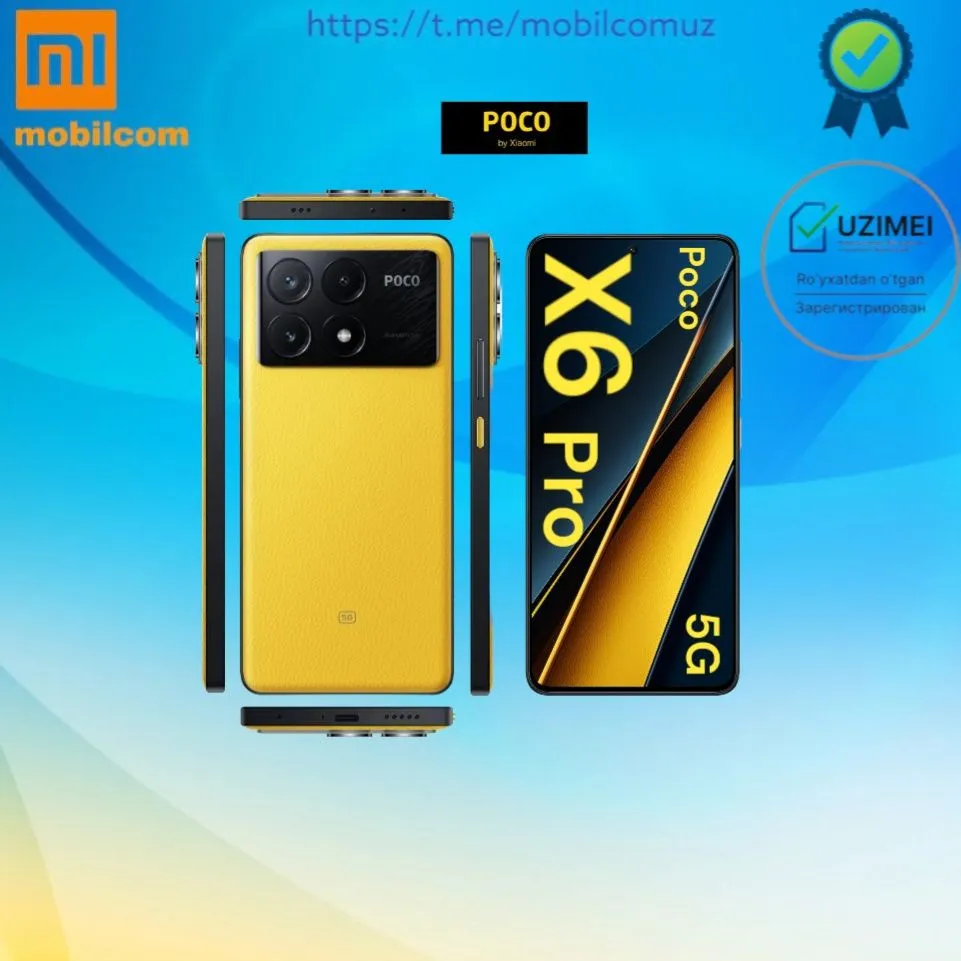 Смартфон Xiaomi POCO X6 Pro 5G 256/512GB#1