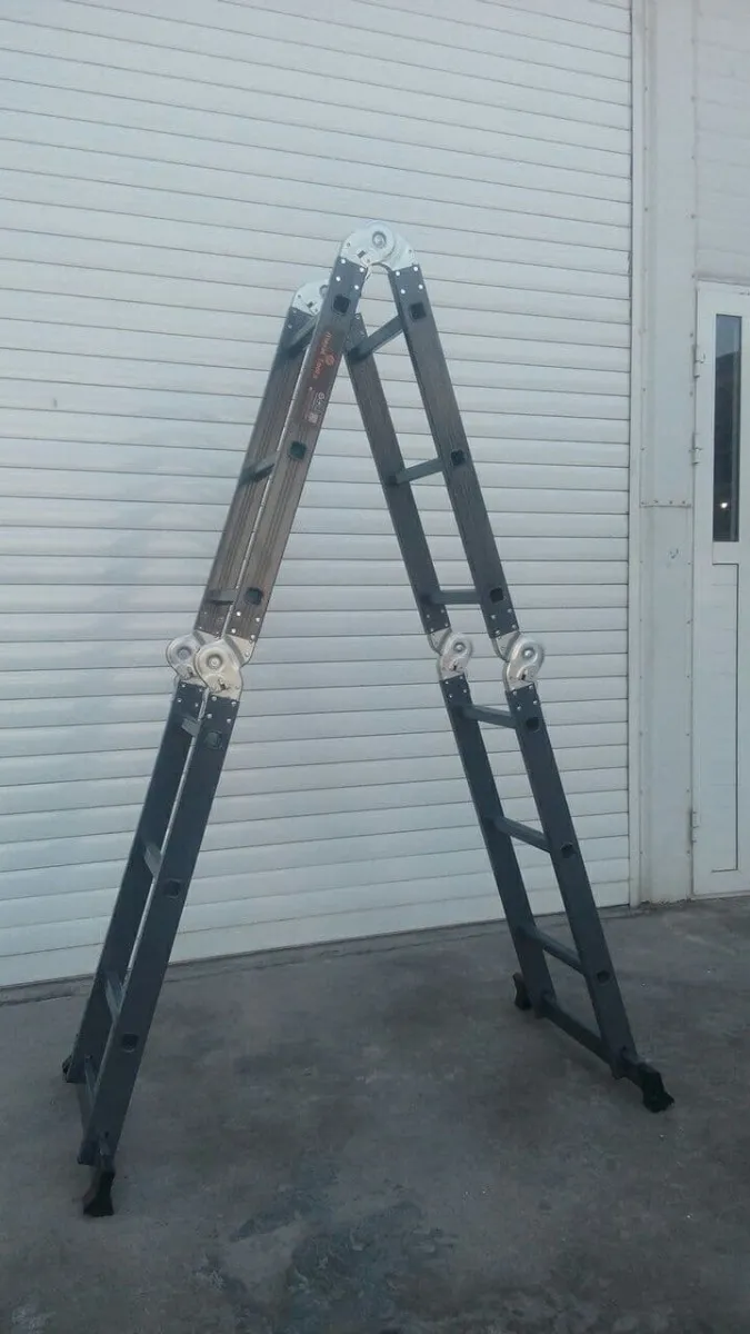 Универсальная лестница трансформер алюминиевая модель ML 103#1