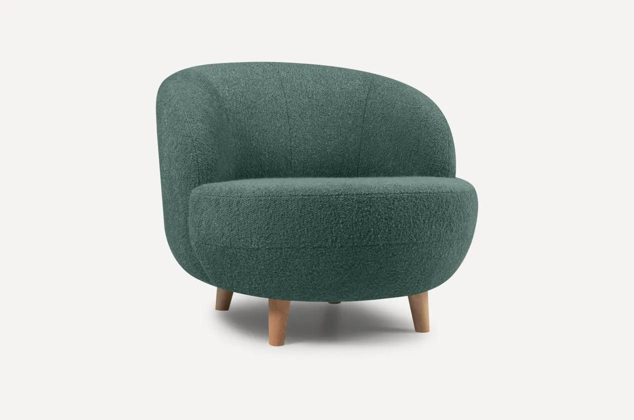 Кресло Иденси Bucle Green#1