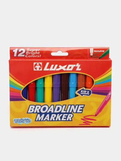 Фломастер-маркер   Broadline Luxor 12цв.#1