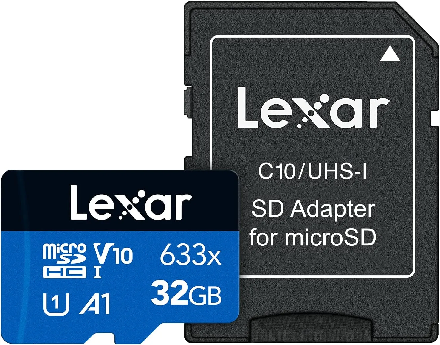 Карта памяти Lexar 633x 32 ГБ microSDHC UHS-I + SD adapter#1