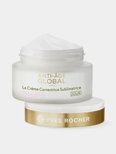 Дневной Крем-Корректор Yves Rocher Anti-Age Global для сухой кожи лица#1