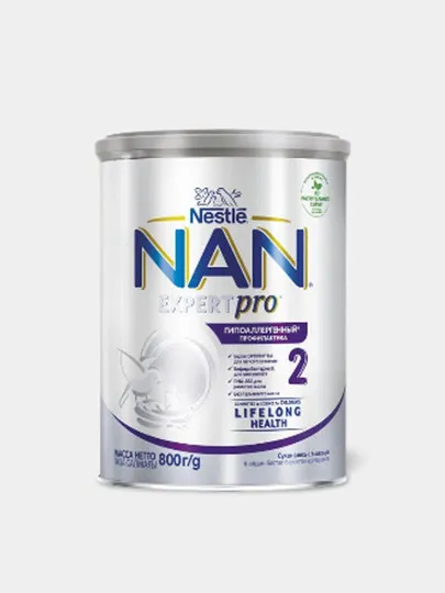 Смесь Nestle NAN 2 Гипоаллергенный, 800 г#1
