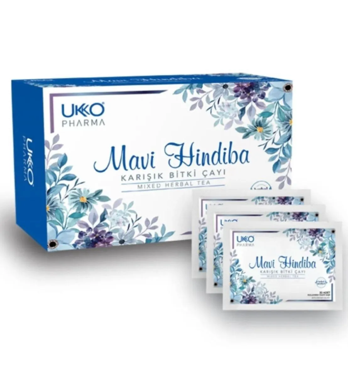 60-дневный смешанный травяной чай Ukko Pharma с синим цикорием для похудения#1