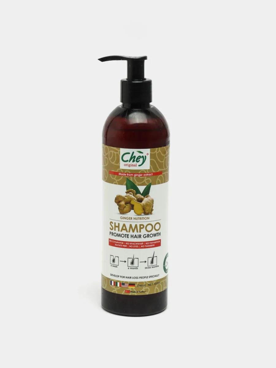 Имбирный шампунь против выпадения волос Chey, 400 мл#1
