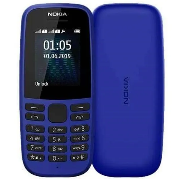 Мобильный телефон Nokia 105 / Blue / Dual Sim #1