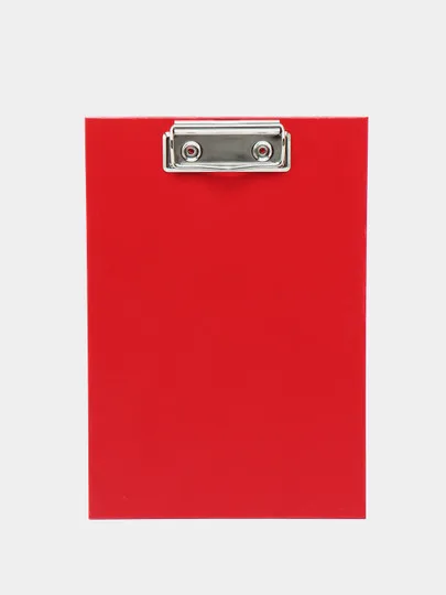 Планшет с зажимом ErichKrause Standard, А5, красный#1