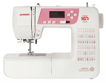 Швейная машина Janome 3160PG Anniversary Edition | Швейных операций 25 | Скорость шитья 820 ст/мин#1