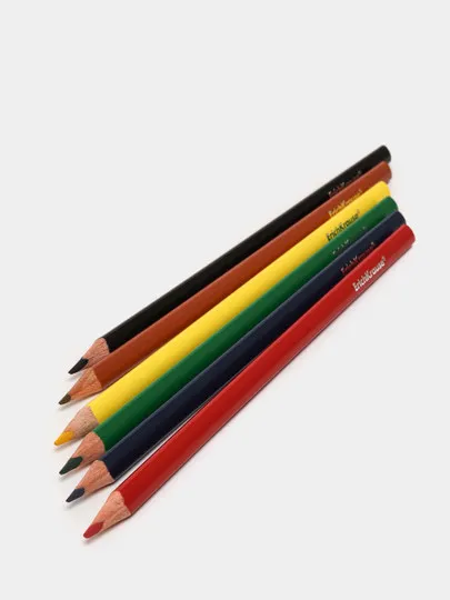 Цветные карандаши трехгранные ErichKrause 6 цветов#1
