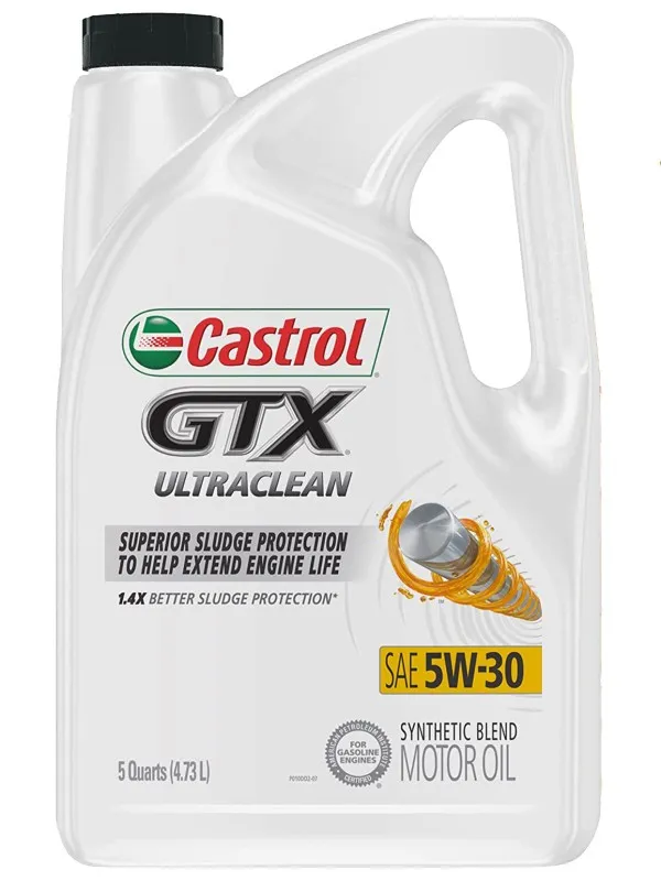 Моторное масло CASTROL GTX ULTRACLEAN 5W-30 4.73L#1